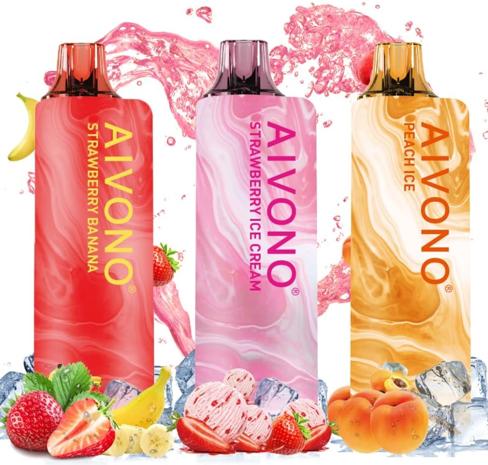 Aivono AIM GUN 7000 Puffs Vape - broskyňov&yacute; ľad: Perfektn&aacute; kombin&aacute;cia chuti a pohodlia